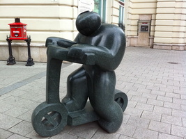 Roller Fahrer